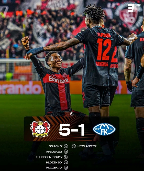 勒沃庫森全勝晉級！歐聯(lián)杯16強(qiáng)門票已拿下