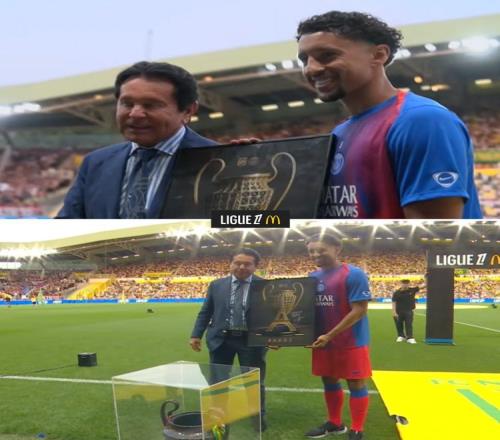 致敬歐冠冠軍！法甲首輪開賽前，南特主席向巴黎贈(zèng)送了特別的禮物