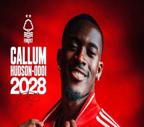 官方：諾丁漢森林與奧多伊續(xù)約至2028年